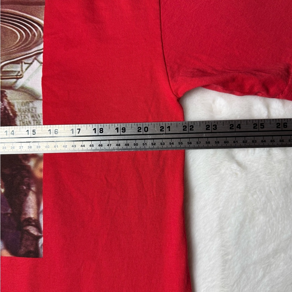 Jason Takes Manhattan Friday The 13th Short Sleeve Red Tee Size Large - Picture 4 of 11
